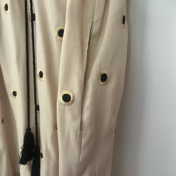 MAAC LONDON Women’s size small Cream Dress with Black Polka Dots - Picture 4 of 6